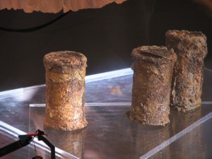 Some of the Schlitze cans in the trunk